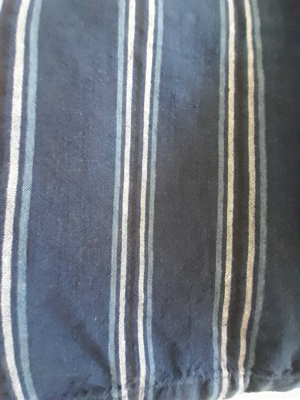 Banana Republic Linen Shorts Vacation Beach Resort Casual Striped Shorts 38 Blue - Picture 3 of 8